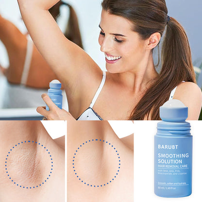 Hair removal Soothing Essence moisturizes, soothes, gently repairs, refreshes and oothens the skin. It can be used on the hair removal area